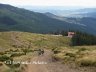 Carpathian trip - backpacker tourists 